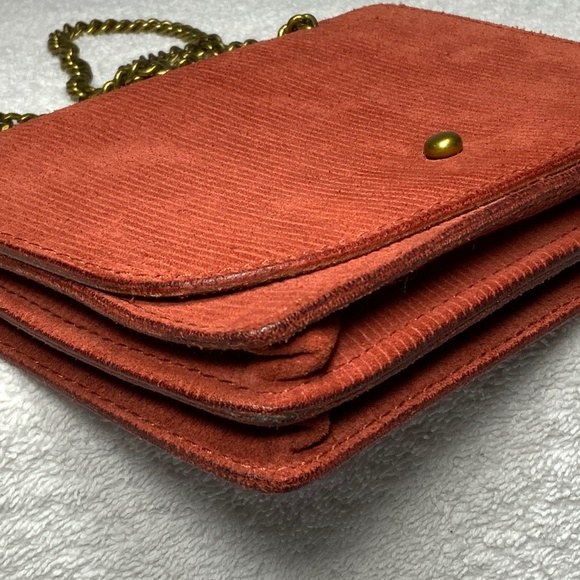 NWOT - Madewell The Chain Crossbody Bag in Corduroy Suede - Picture 9 of 12